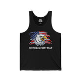 Motorcyclist Map Jersey Tank
